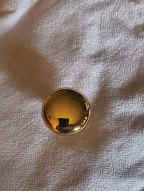 10pcs Shiny Gold Color Round Mushroom Cabinet/Drawer Hardware Knobs (no screws)